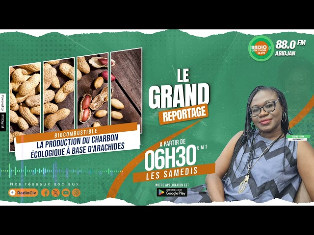 ⁣Grand Reportage sur la production du charbon écologique à base d’arachides