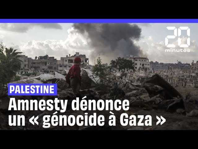 ⁣Amnesty International dénonce un « génocide à Gaza », Israël rejette fermement le rapport