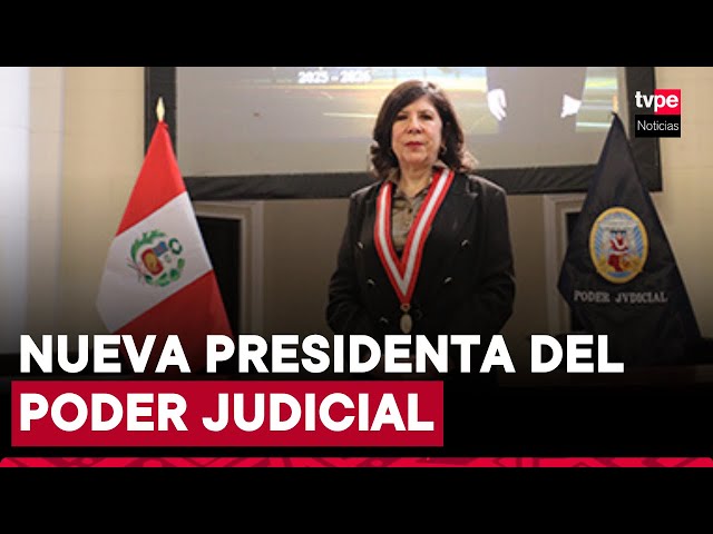 ⁣Janet Tello es elegida como nueva presidenta del Poder Judicial para el periodo 2025-2026