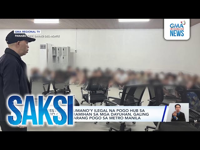 ⁣59 arestado sa umano'y ilegal na POGO hub sa Panabo City; karamihan sa mga dayuhan,... | Saksi