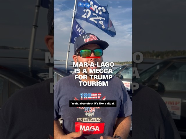 ⁣Mar-a-Lago is a mecca for Trump Tourism