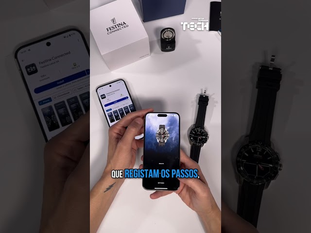 ⁣Festina Connected D - Um clássico dos tempos modernos ⌚⚡