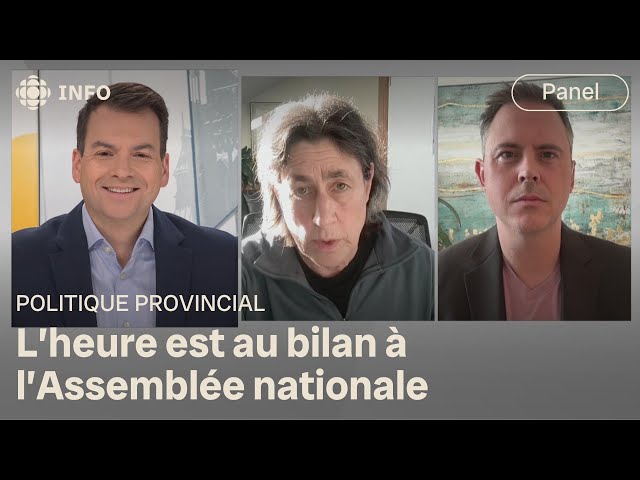 Fin de la session parlementaire à Québec