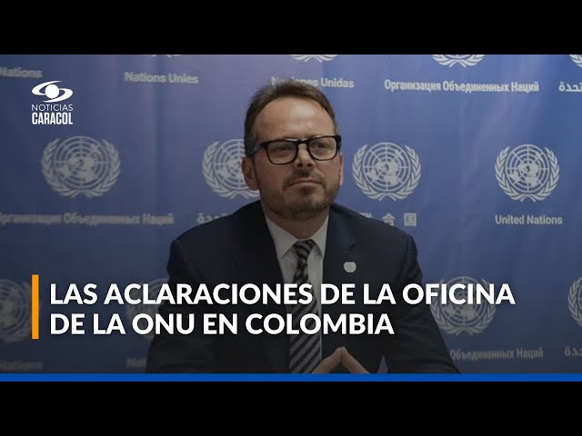 ⁣Jefe de la Misión de Verificación de la ONU se refiere a supuestos cuerpos en aeropuerto El Dorado