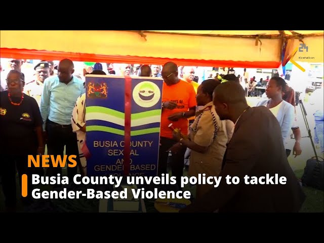 ⁣Busia County unveils policy to tackle Gender-Based Violence