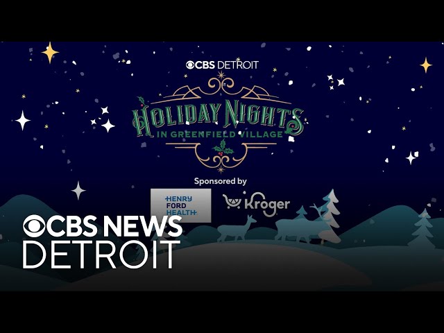 ⁣CBS Detroit presents Holiday Nights in Greenfield Village 2024