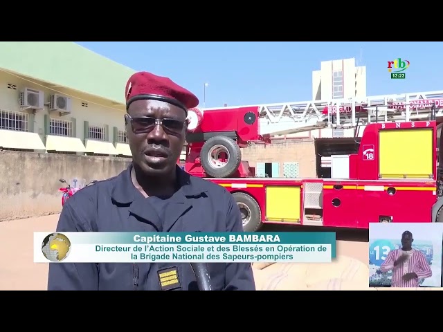 ⁣L’amicale nationale des anciens sapeurs-pompiers a fait don de vivres