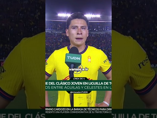 ⁣El MVP del partido  ¡Ramón Juárez acaba de hacer esta promesa al americanismo! 