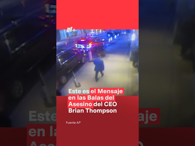 ⁣El mensaje en las balas del asesino de Brian Thompson #nmas #shorts #eua