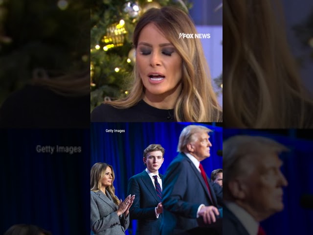 ⁣Melania Trump explains Barron's far-from-normal college experience