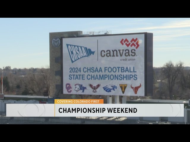 ⁣Football Friday: CHSAA 2024 football state championship game on Saturday