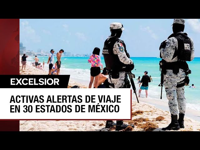 ⁣En qué consiste la alerta de viaje a México que emite Estados Unidos