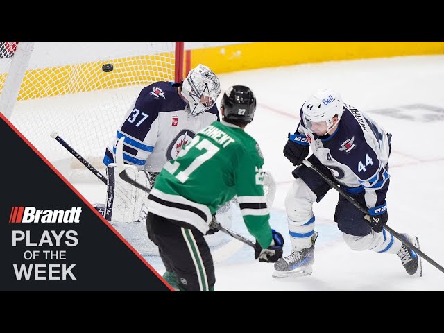 ⁣Stars' Marchment Stuns Jets With Insane Spin & Snipe | NHL Plays Of The Week