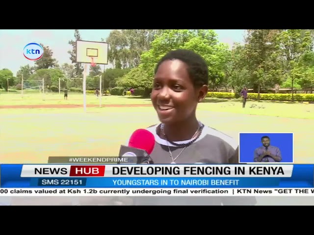 ⁣Youngstars in Nairobi to benefit from Alexandra Ndolo Fencing clinics