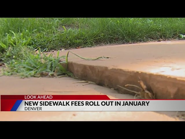 ⁣Denver’s sidewalk fees will begin Jan. 1