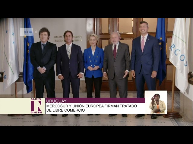 ⁣Libre comercio entre el MERCOSUR y la Unión Europea