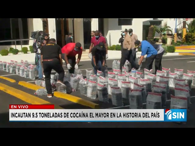 ⁣Detienen a 10 empleados del Puerto Caucedo por decomiso histórico de 9,588 paquetes de drogas