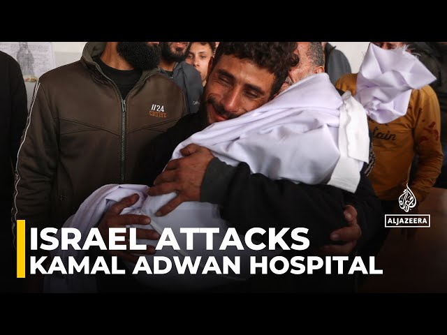 ⁣Israel attacks Kamal Adwan hospital: Military targets an ambulance outside facility