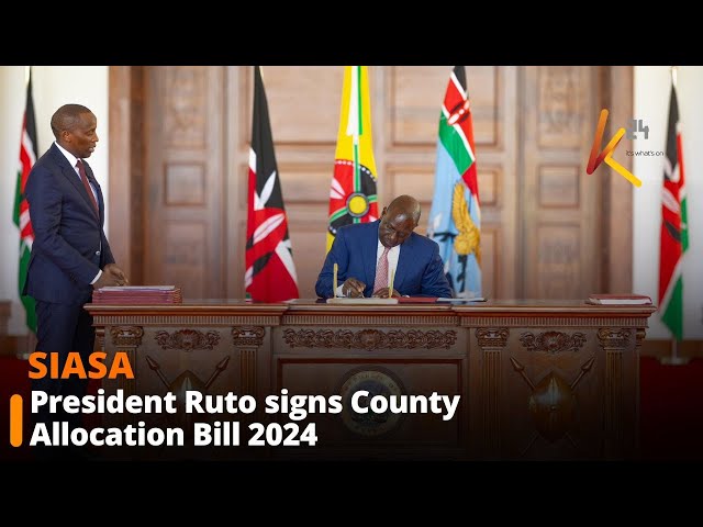 ⁣President Ruto assents to the county allocation of revenue bill, 2024