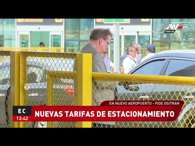 ⁣Ositrán plantea nueva tarifa en el estacionamiento del aeropuerto Jorge Chávez