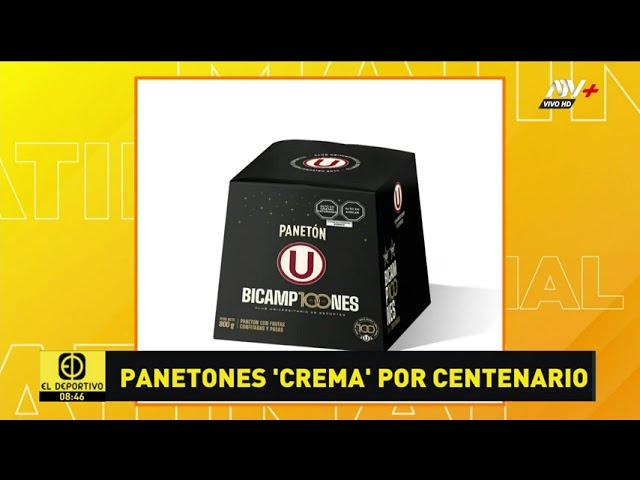 ⁣Universitario de Deportes lanza 'panetón de los Bicamp100nes'