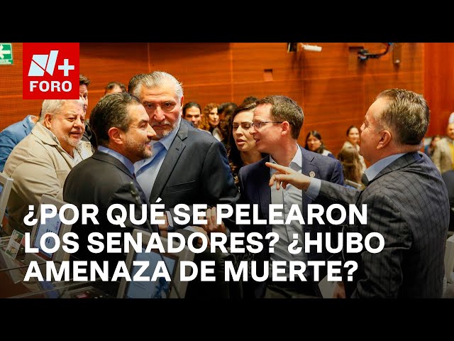 ⁣¿Por qué se pelearon los senadores? Te explicamos cómo casi terminan en golpes - A Las Tres