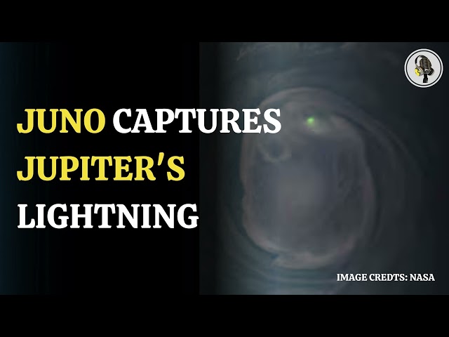 ⁣Green Lightning on Jupiter: NASA's Juno Captures Rare Sight | WION Podcast