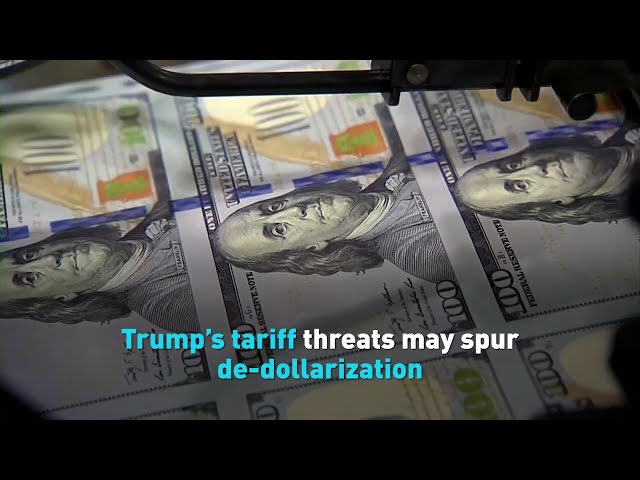 ⁣Trump’s tariff threats may spur de-dollarization