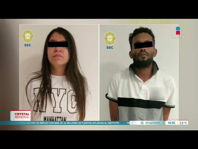 ⁣5 venezolanos detenidos en CDMX por trata de personas | Noticias con Crystal Mendivil