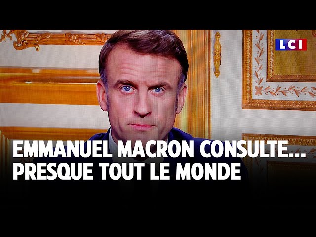 ⁣Emmanuel Macron consulte... presque tout le monde｜LCI