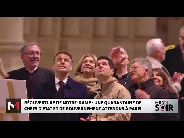 ⁣Réouverture de Notre-Dame : une quarantaine de chefs d´État et de gouvernement attendus à Paris