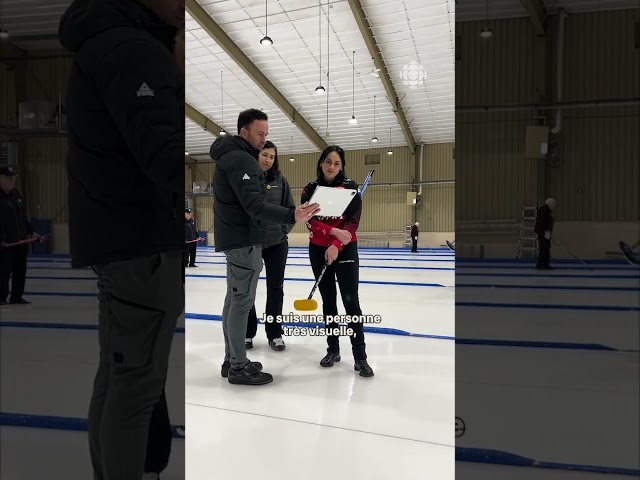 ⁣Le Centre de curling Heather accueille des pros : quand la technologie rencontre le curling