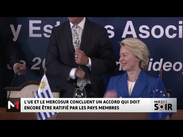 ⁣L´UE et le Mercosur concluent un accord qui doit encore être ratifié par les pays membres