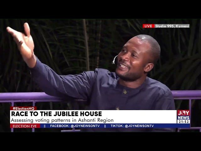 ⁣Race to the Jubilee House: Assessing voting patterns in Ashanti Region | Election HQ (6-12-24)