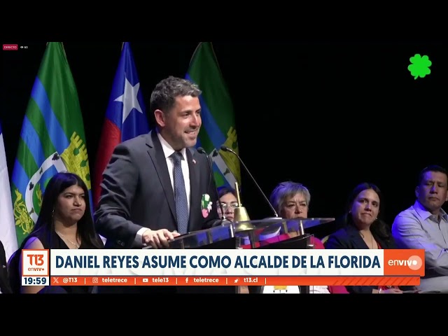 ⁣Daniel Reyes asumen como alcalde de La Florida