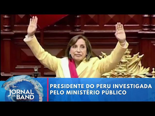 ⁣Presidente do Peru é investigada pelo Ministério Público | Jornal da Band