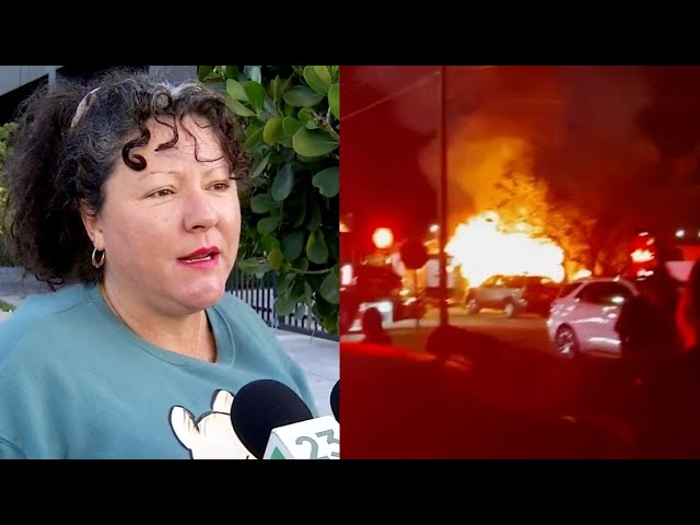 ⁣Muere una Persona en Voraz Incendio en una parque de casas móviles en Hallandale Beach