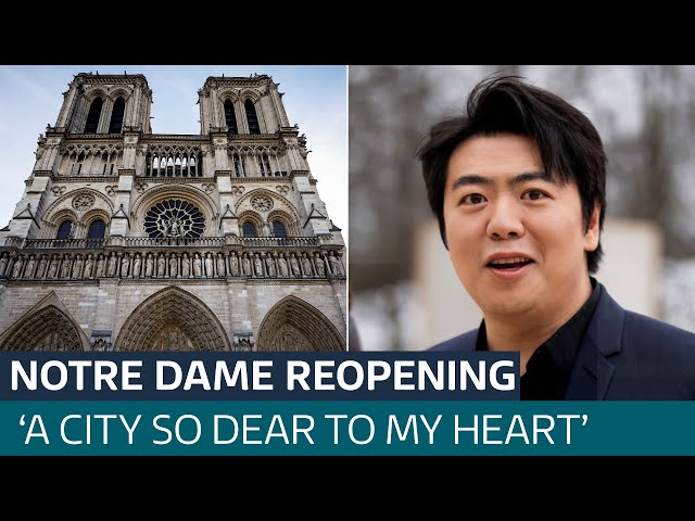 ⁣Pianist Lang Lang on returning to Paris for Notre Dame's new chapter | ITV News