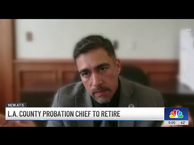 ⁣LA County probation chief to retire amid juvenile halls' unsuitability