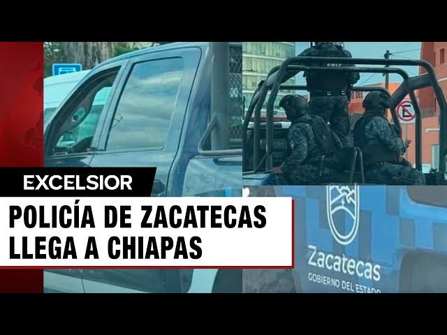 ⁣Policías de Zacatecas cobrarán 40 mil pesos por trabajar en Chiapas