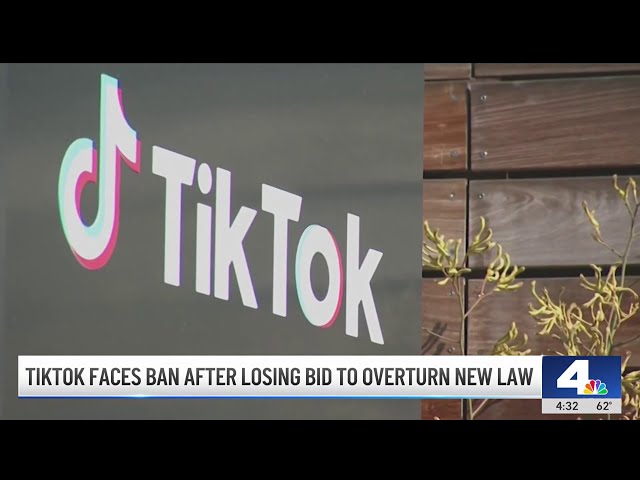 ⁣TikTok faces ban after losing bid to overturn new law