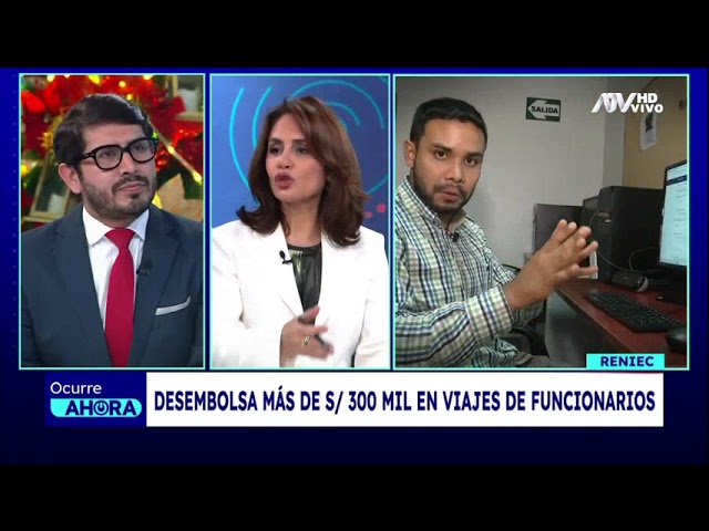 ⁣Asesor de la Reniec: "Una cosa es cuando un ciudadano compra un pasaje y otra cuando es una ent