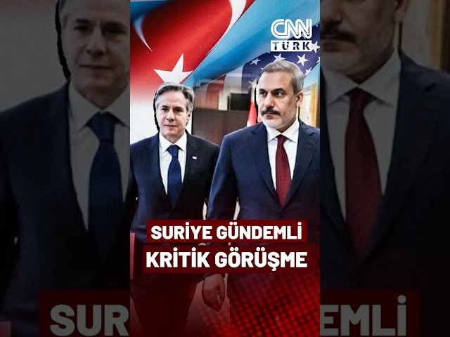 ⁣Dışişleri Bakanı Hakan Fidan, ABD Dışişleri Bakanı Blinken İle Suriye'deki Gelişmeleri Görüştü