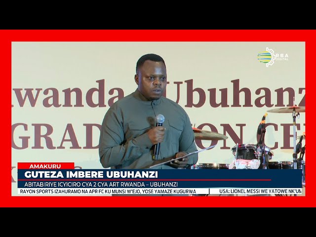 ⁣Dr. Utumatwishima yasabye abahanzi kwitwara neza bagakoresha amahirwe bahabwa