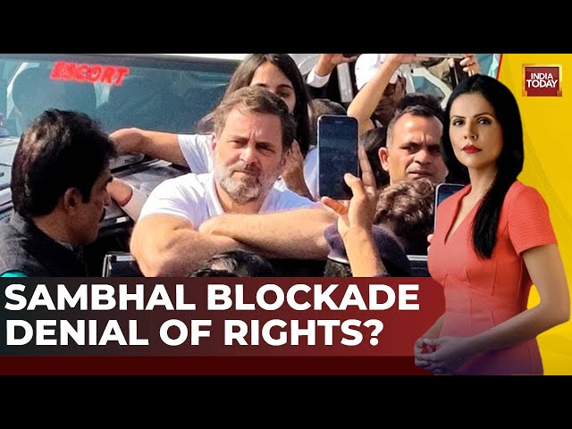 ⁣News Today Debate: Sambhal Blockade Denial Of Rights? | LoP Rahul Gandhi Denied Entry To Sambhal