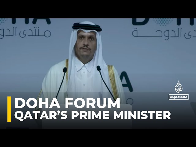 ⁣Qatar’s Prime Minister says genocide unfolding before our eyes in Gaza that will have repercussions