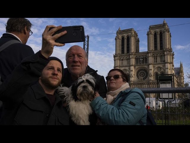 ⁣Donald Trump puis Volodymyr Zelensky reçus à l'Élysée avant la réouverture de Notre-Dame