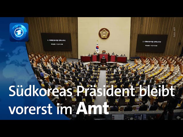 ⁣Amtsenthebungsverfahren gegen Südkoreas Präsident Yoon gescheitert