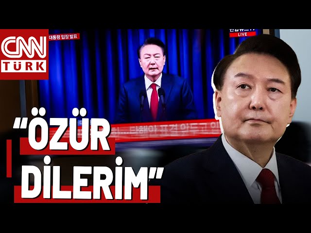 ⁣Güney Kore Lideri Yoon Suk Yeol Beklenen Açıklamayı Yaptı: "Özür Dilerim..."