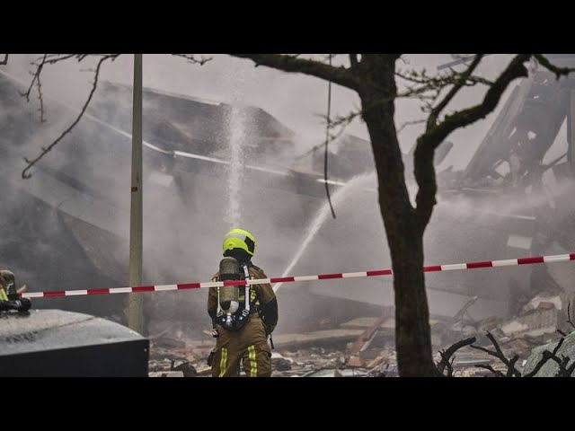 ⁣Países Bajos: Una explosión derrumba parte de un edificio y causa varios heridos en La Haya